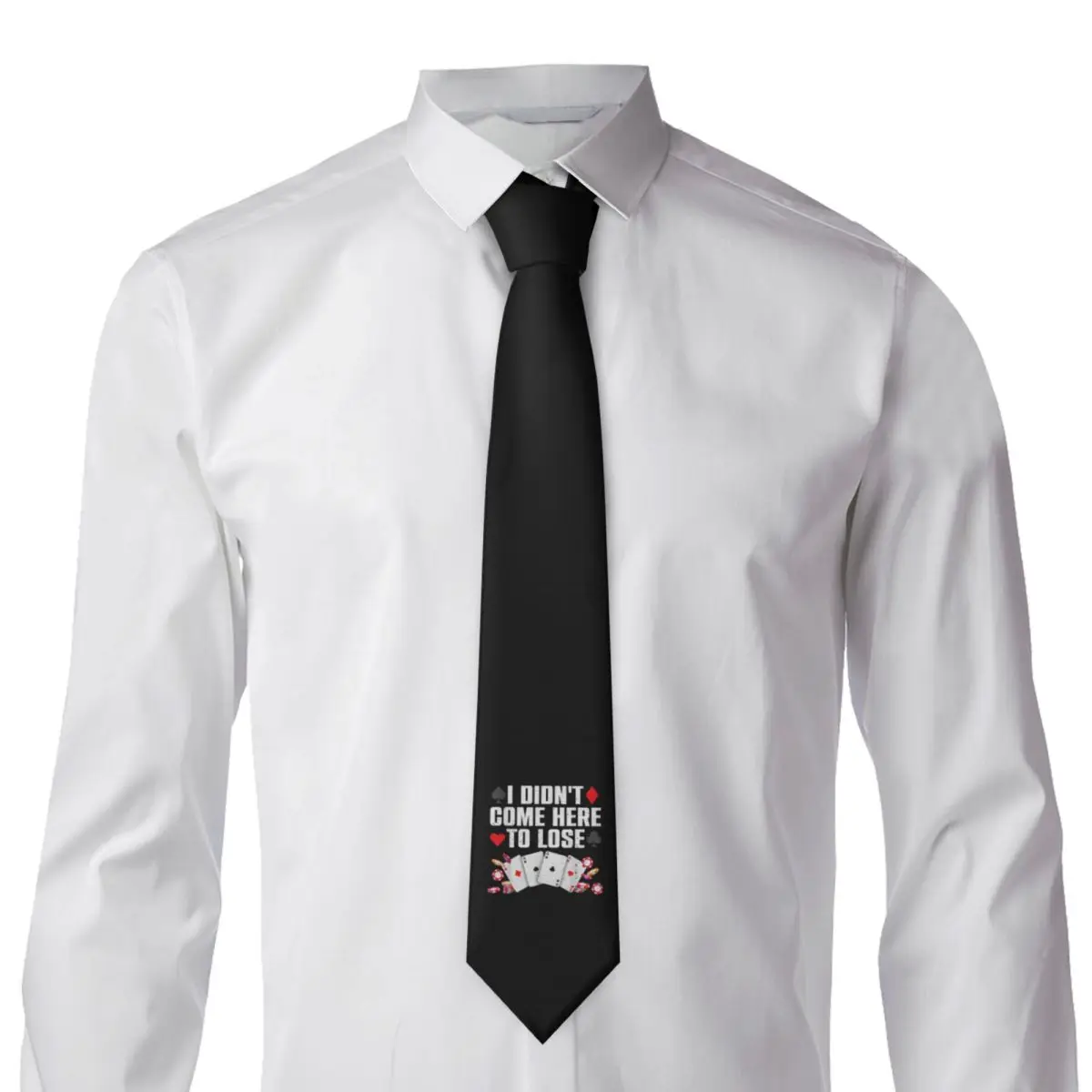 Крутой покерный художественный галстук для мужчин, шелковый полиэстер, 8-сантиметровые галстуки, аксессуары для вечеринок, галстук, повседневный галстук Gravatas