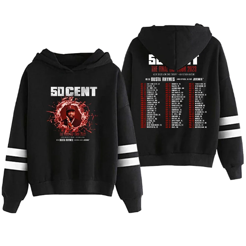 

50 Cent The Final Lap Tour Hoodie Women Men Hooded Sweatshirt Streetwear Oversized Long Sleeve Fashion Harajuku Pullovers Tops