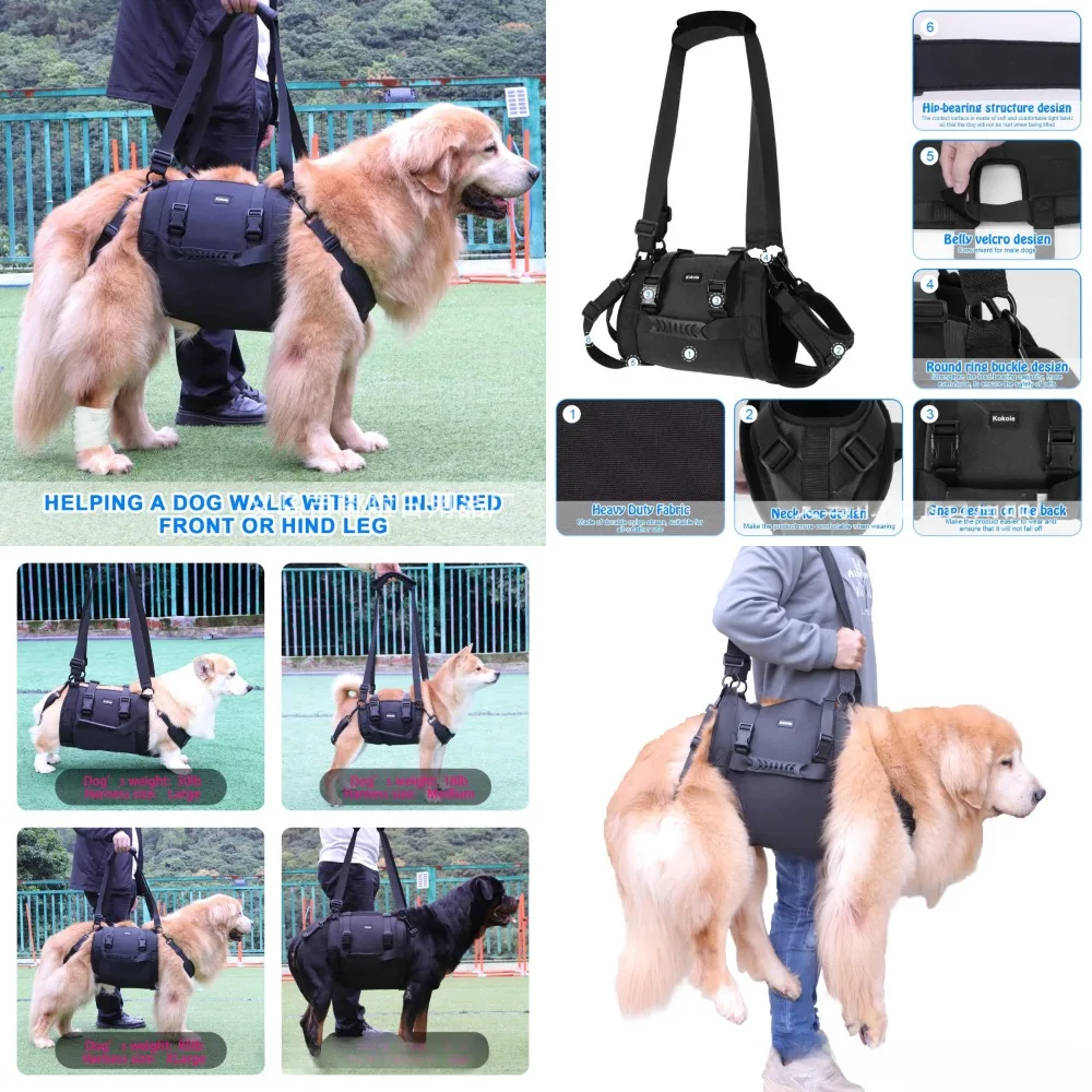 

Регулируемая, портативная и Удобная Слинг для собак с удобной поддержкой бедер для реабилитации и затяжки-идеальные мебели