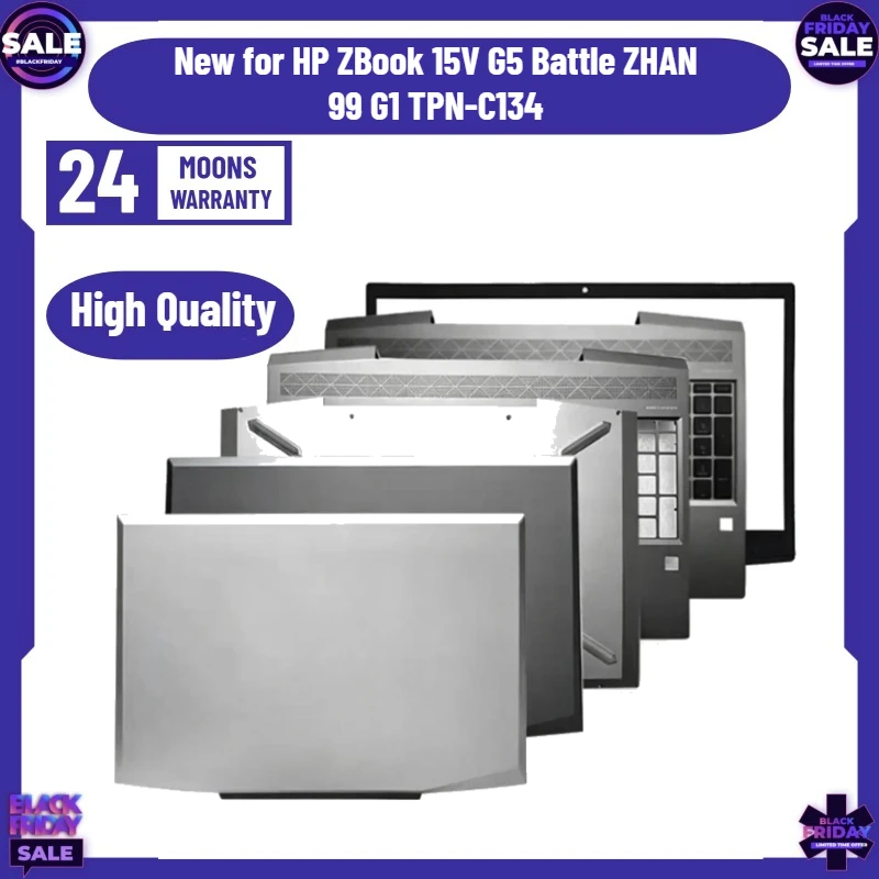 Новинка для ноутбуков HP ZBook 15V G5, Battle ZHAN 99 G1, TPN-C134: задняя крышка ЖК-экрана, передняя рамка, нижний корпус, петли, задняя крышка.