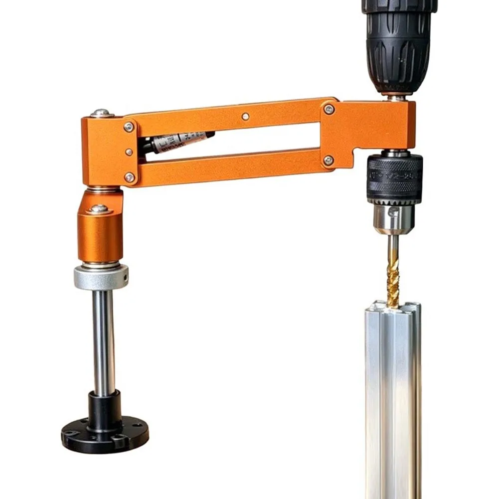 Cantilever Tapping Arm Stand For Hand Electric Drills Tapping Guide Tool Horizontal Vertical Tapping Assistant Aluminum Alloy