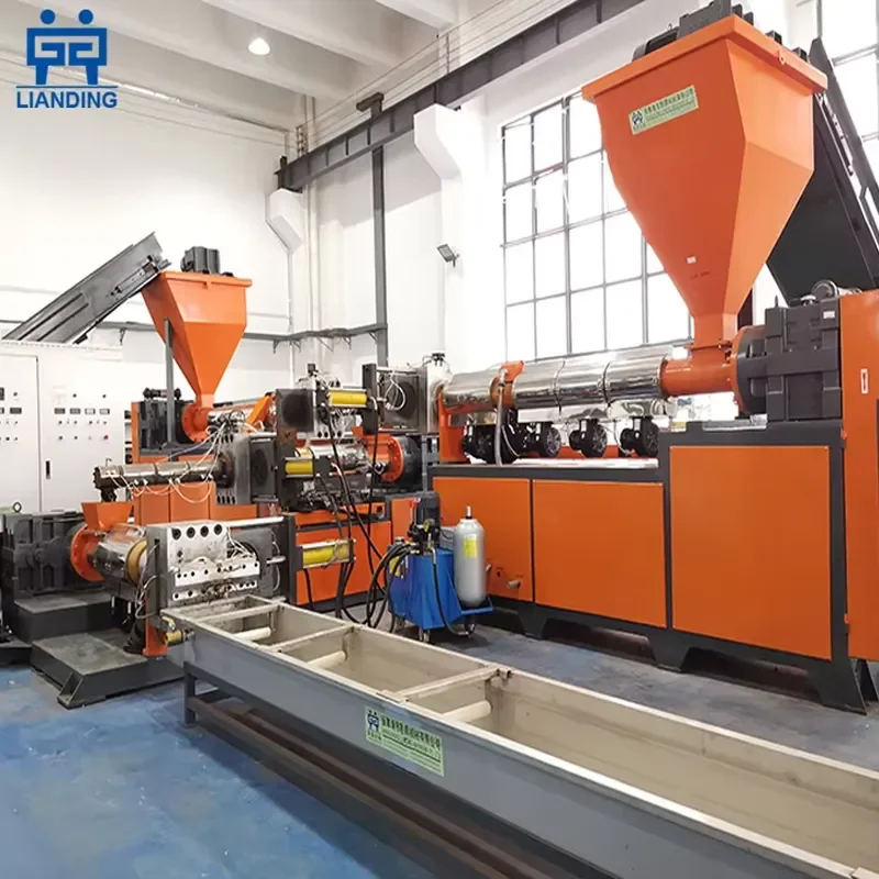 HDPE LDPE PE PP Film Bags Plastic Pellet Making Machine Granulating Line Price