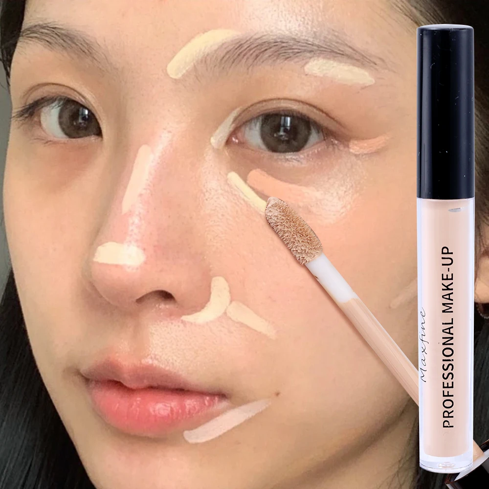 High Covering Face Concealer Cream Contour Foundation Full Cover Dark Circles Acne Waterproof Lasting Brightening Face Cosmetic