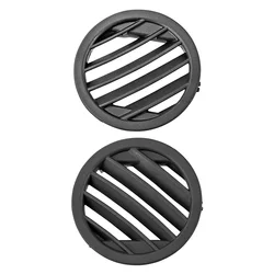 Air Conditioner Outlet Vent Shutter Car Dashboard Round AC Vent Outlet Grille Cover for Mercedes Benz X204 GLK Class 2008-2015