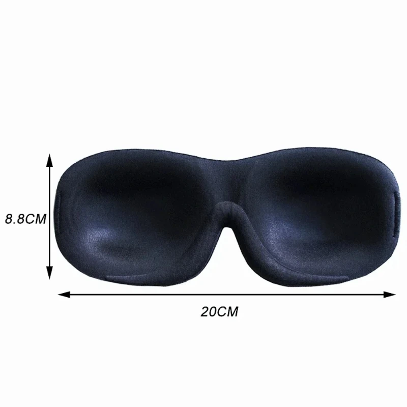 3D Sleeping Eye Mask Shading Breathable Eye Cover Natural Sleeping Eye Mask Memory Foam Block Night Mask Blindfold for Sleep