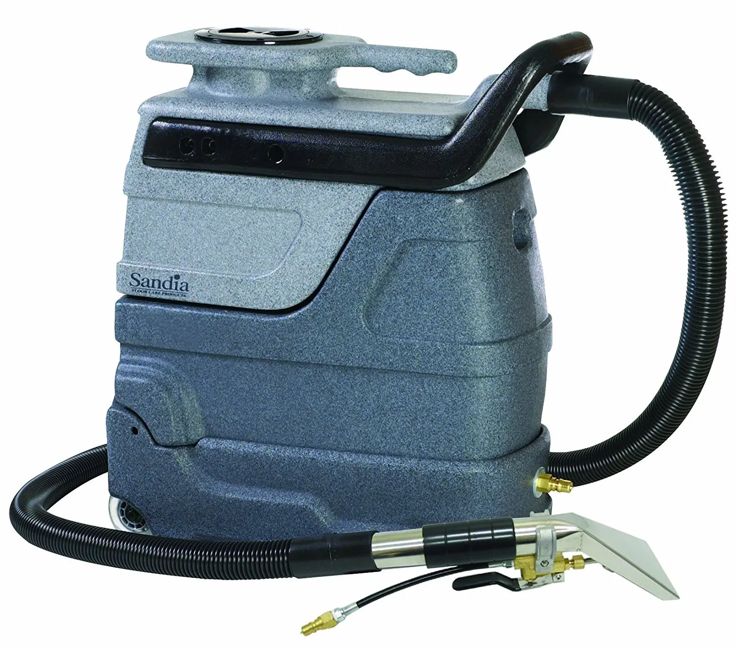 

50-4000 Spot-Xtract 3-Gallon Spot Extractor Heater, 15' Hoses, 4" Stainless Steel Hand Tool, 55 psi Pump, 100 CFM, 804W