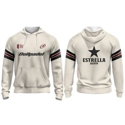 Ropa Deportiva informal para hombre, sudaderas con estampado de empalme de moda, ropa deportiva profesional de tenis, ropa de talla grande, otoño