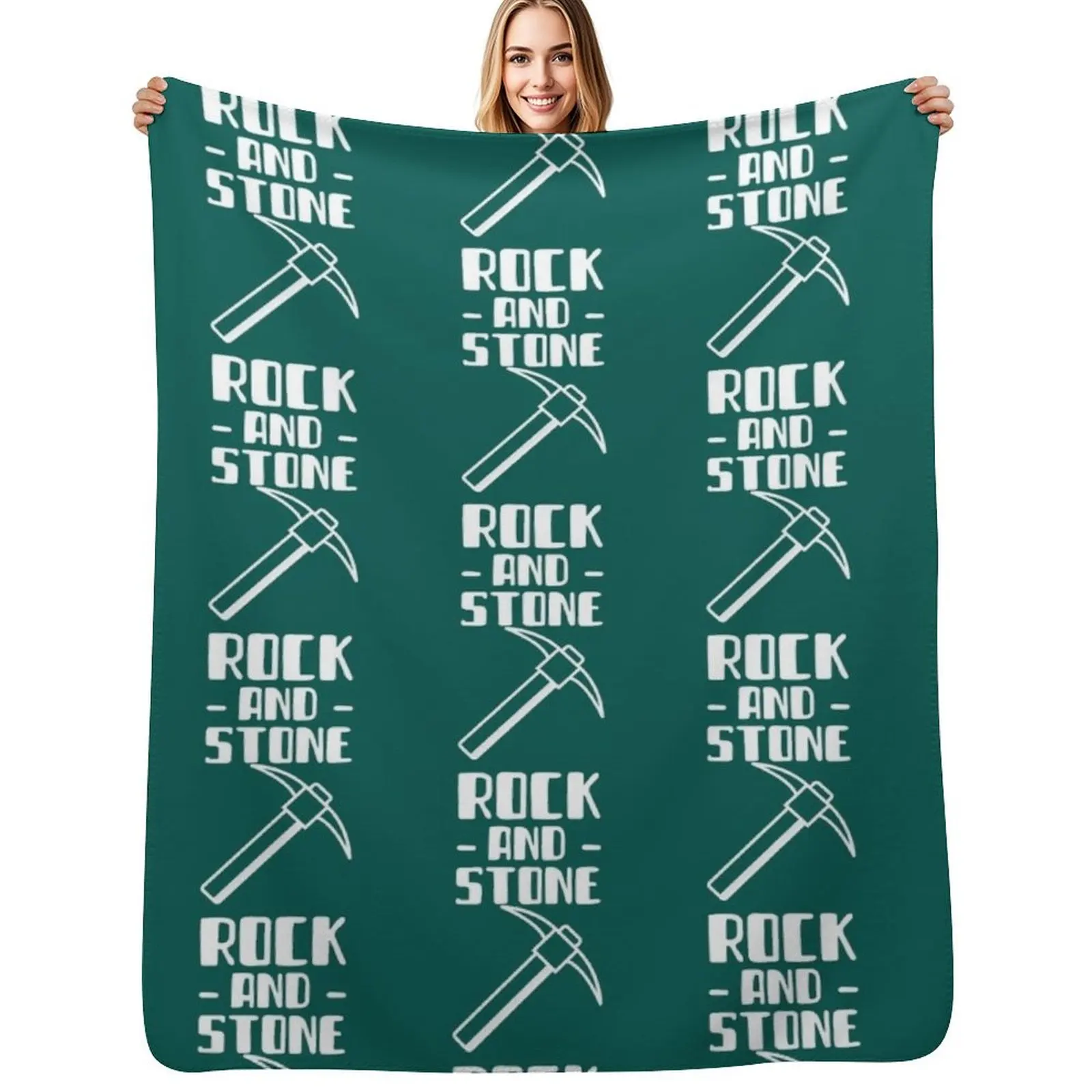 rock and stone Throw Blanket Spring Fall Cozy Throw Blanket for Couch