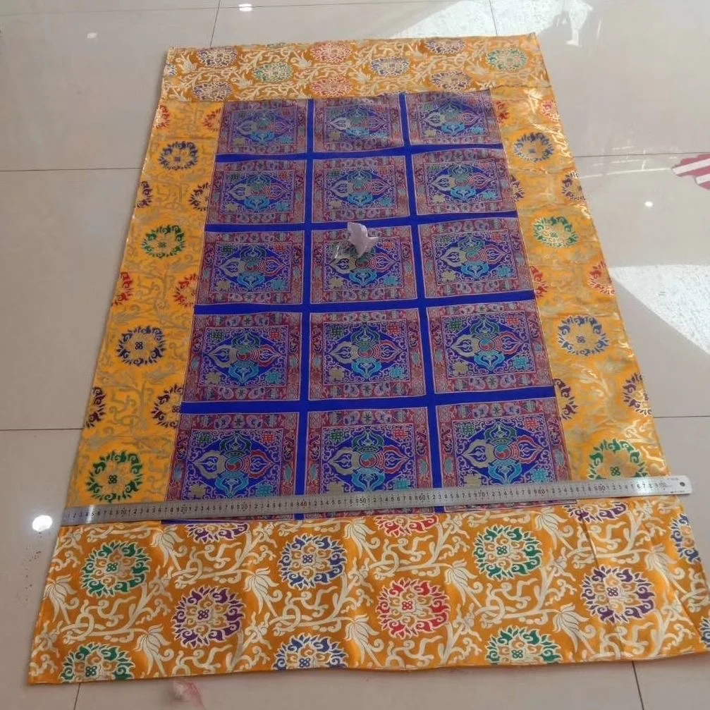 large Tibetan style Buddhism decoration family Buddhist Temple Altar Vajra Table mat Buddha statue Table cloth mat Cushion