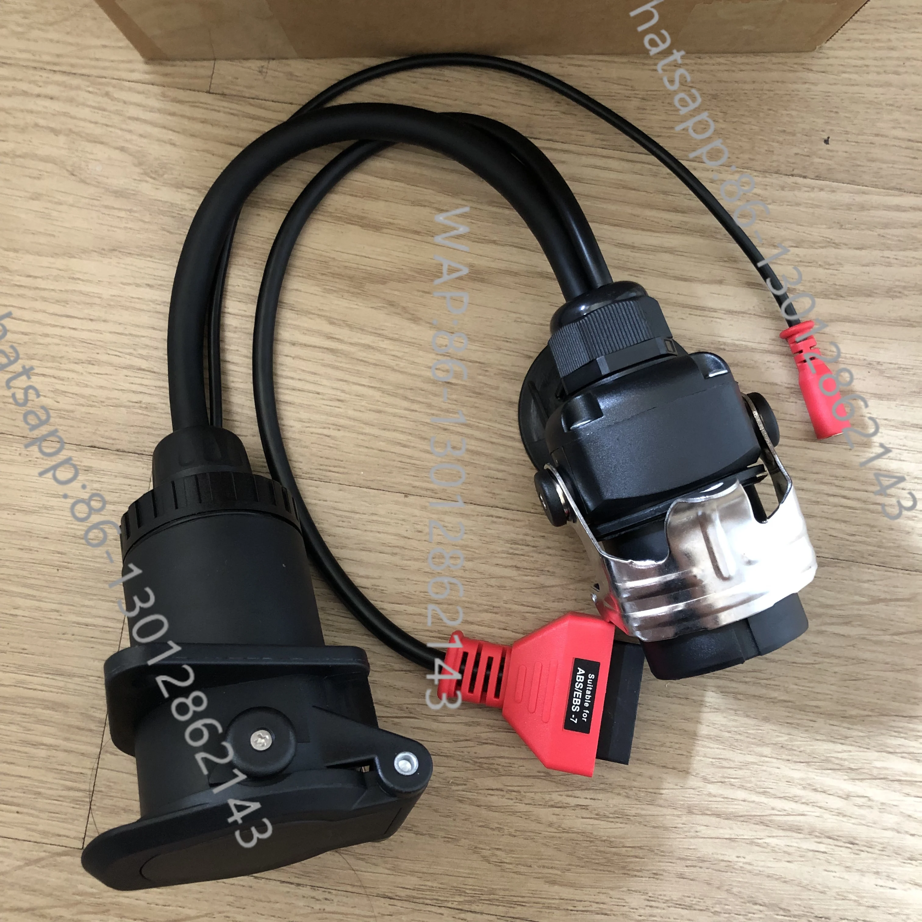 

Новый диагностический кабель-адаптер для прицепа OBD2 ISO 7638 EBS, совместимый с Bosch Autel Autocom для грузовых автомобилей