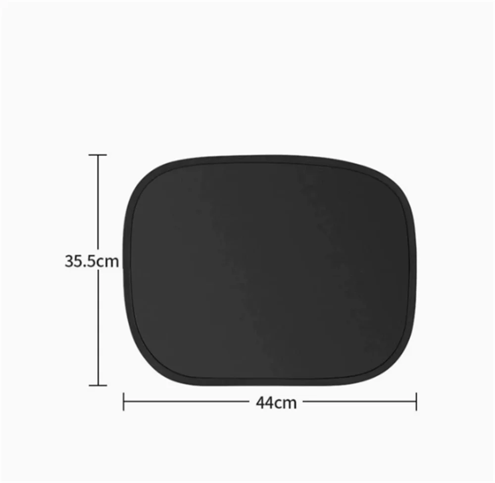 4-teiliges Set Elektrostatische Sonnenschutzblenden für Auto-Seitenfenster Sonnenschutzvorhänge Blendschutz UV-Blocker Auto Innenraum-Blocker 99,9% UV-Schutz – Detail 8
