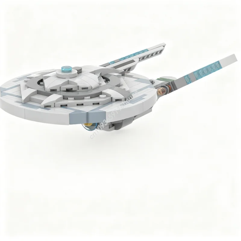 

276pcs MOC Space USS Fawcett Forerunner Class Model Building Blocks Christmas Gifts Architecture DIY Creative Toy Idea Education