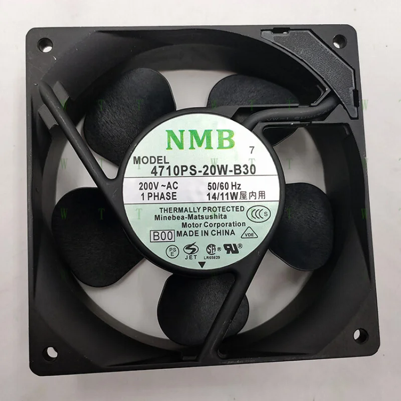 

H 1 pcs NMB-MAT7 200V14W 4710PS-20W-B30 12 cm server cabinet metal cooling fan.