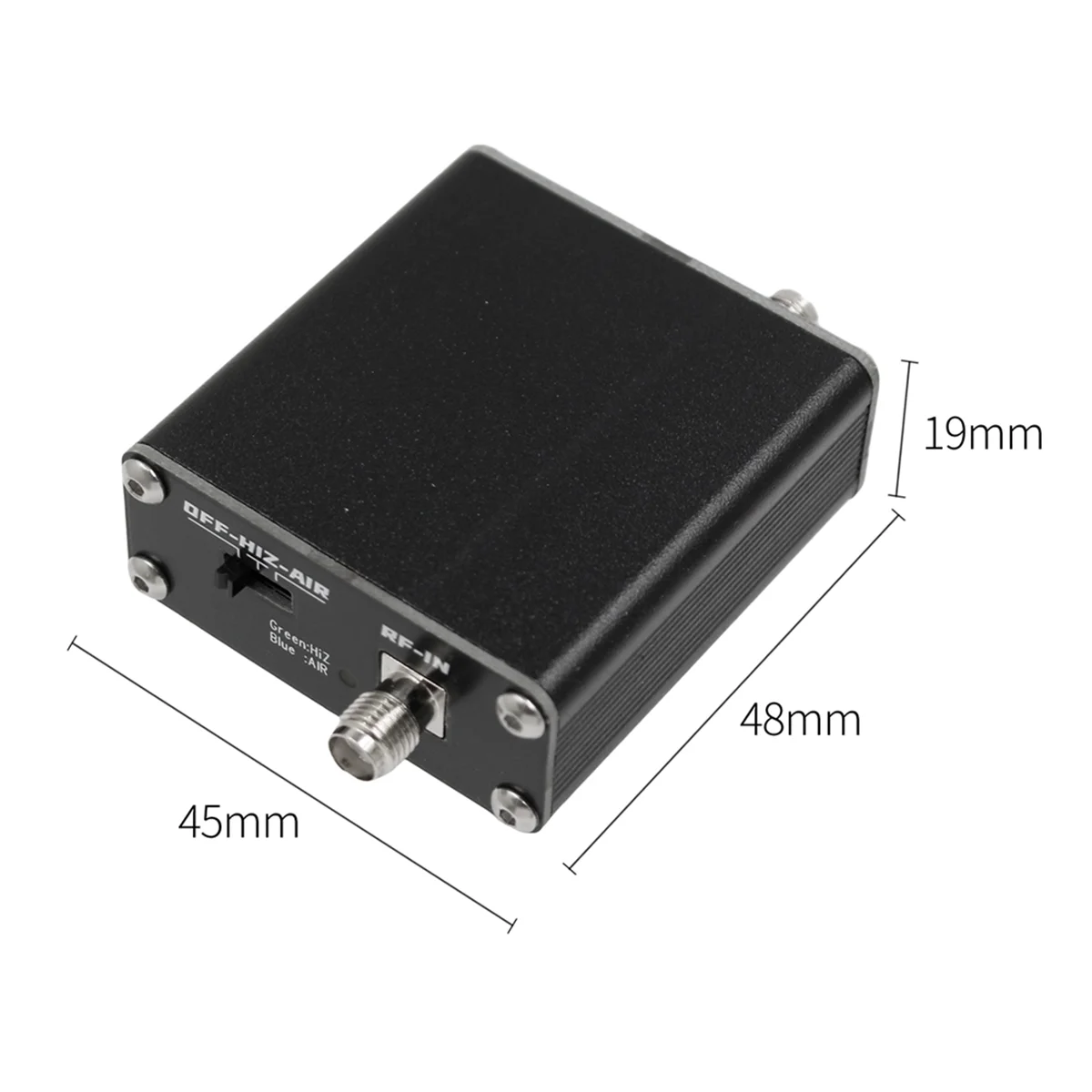 2-in-1-Luftfrequenzumrichter, Luftfahrtband, Frequenzumwandlung zu Kurzwellenkonverter, Hochimpedanzverstärker, 110 m