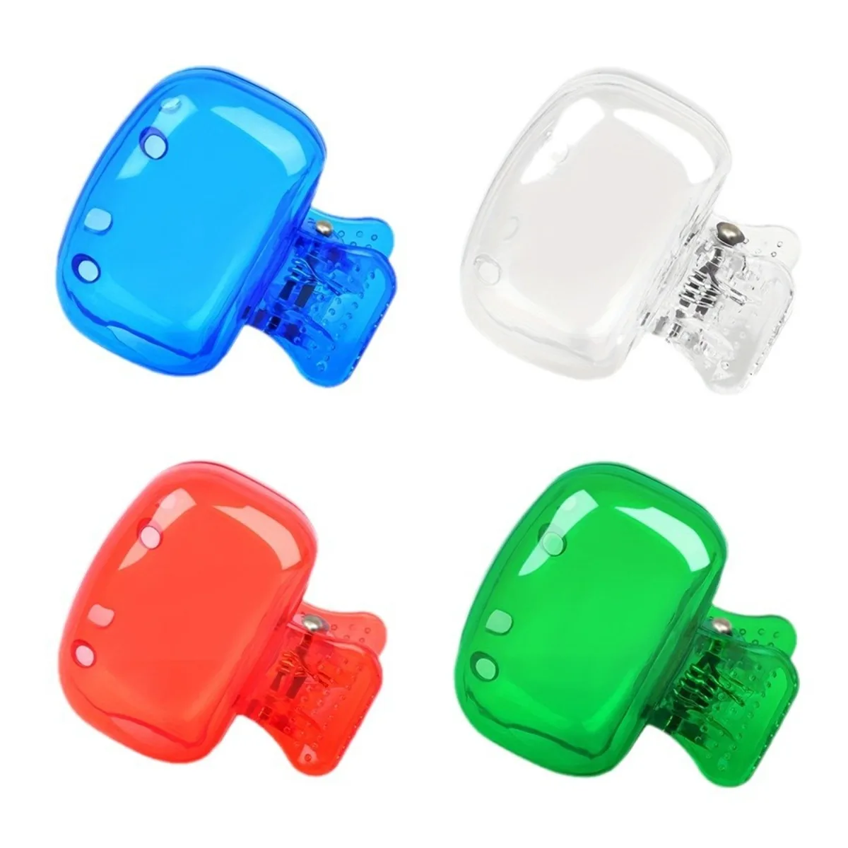 

4pcs Toothbrush Head Cover Toothbrush Cap Travel Protector Plastic Brush Pod Protection Clip Case Travel Brush Case for Camping