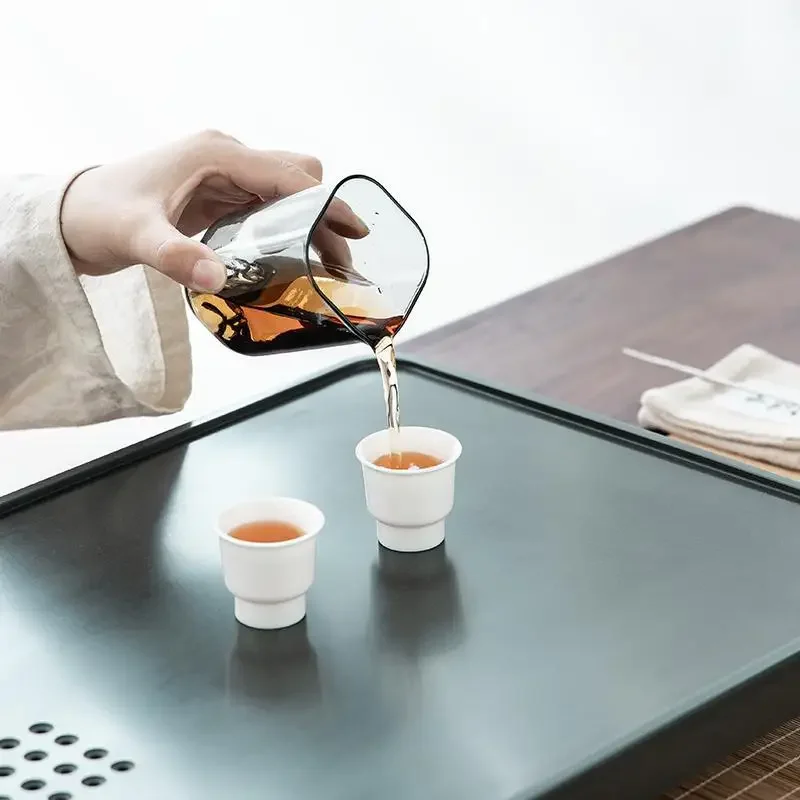 قطعة كاملة طبيعية، حجر Tianluo الأخضر، صينية الشاي، منزلية، بسيطة، حجرية. #4