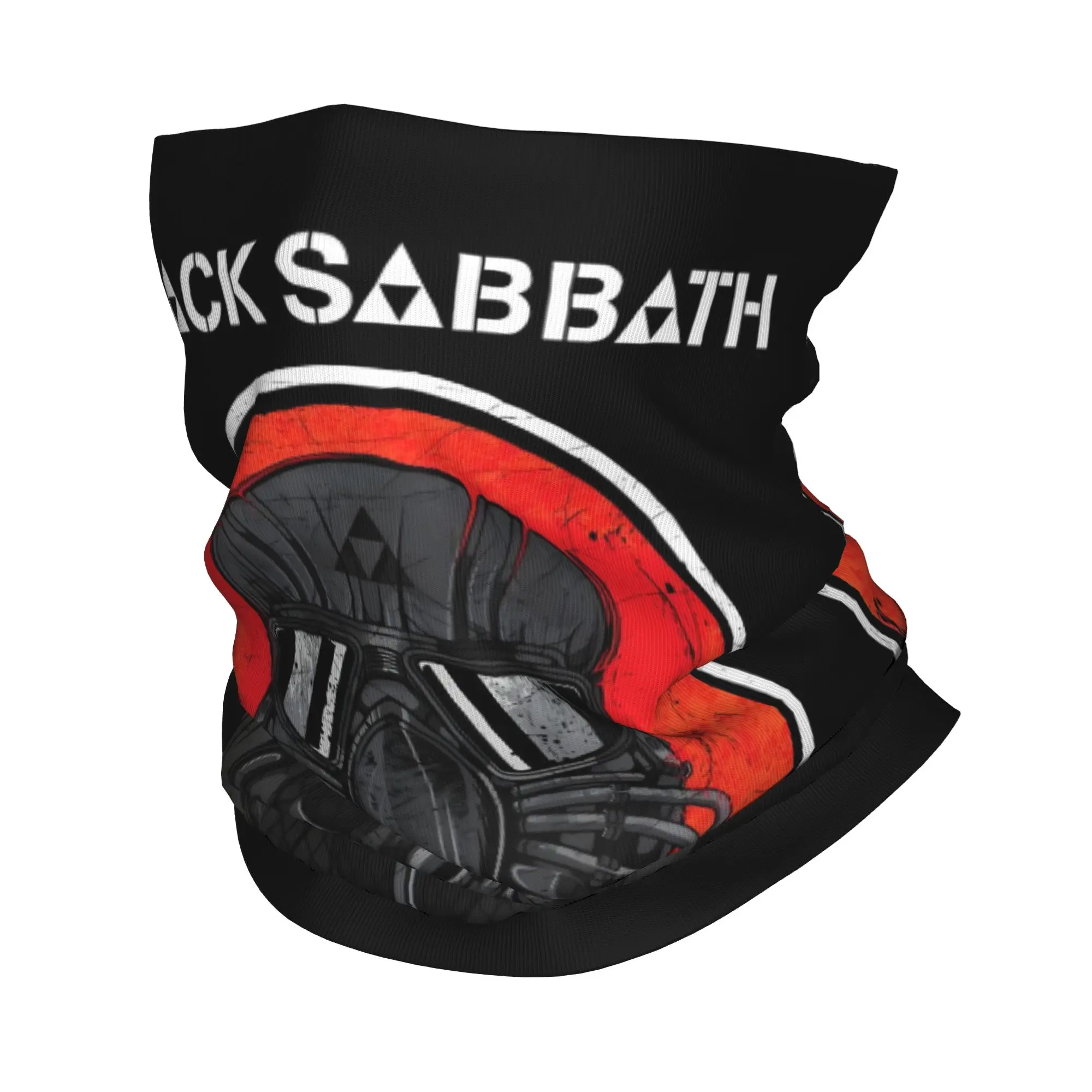 Custom S-Sabbathed Heavy Metal Winter Headband Neck Warmer Women Men Ski Cycling Tube Scarf Rock Metal Music Face Bandana Gaiter
