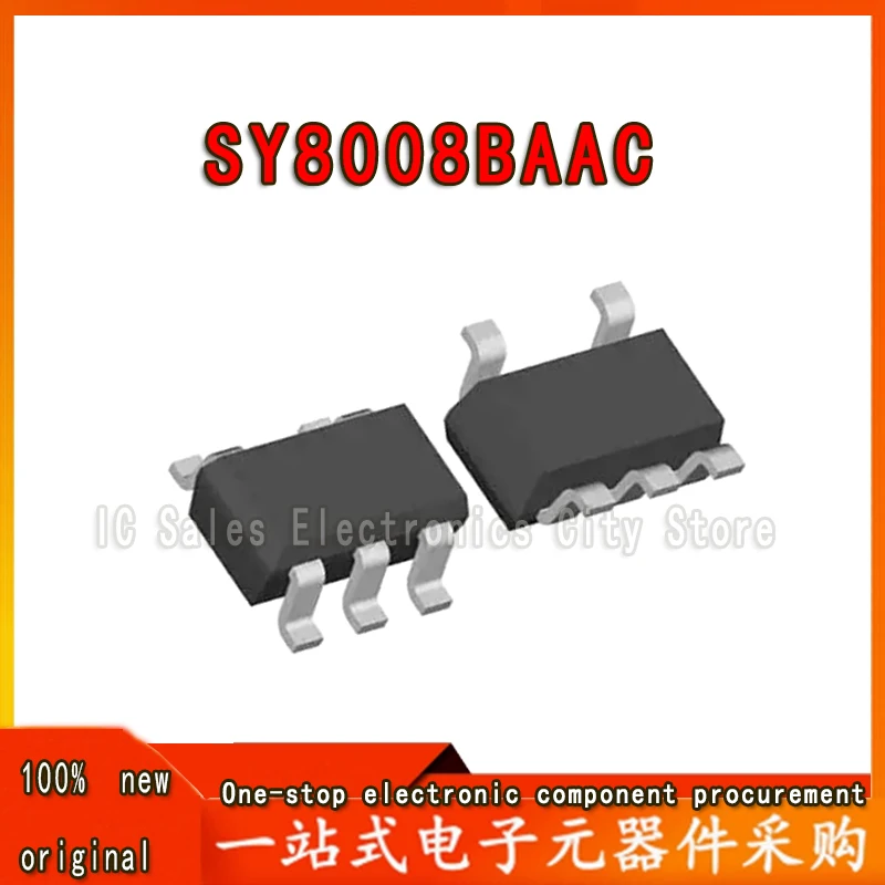 200 pcs/lot SY8008BAAC SY8008 SY8008B 8008 SOT23-5 IC meilleure qualité