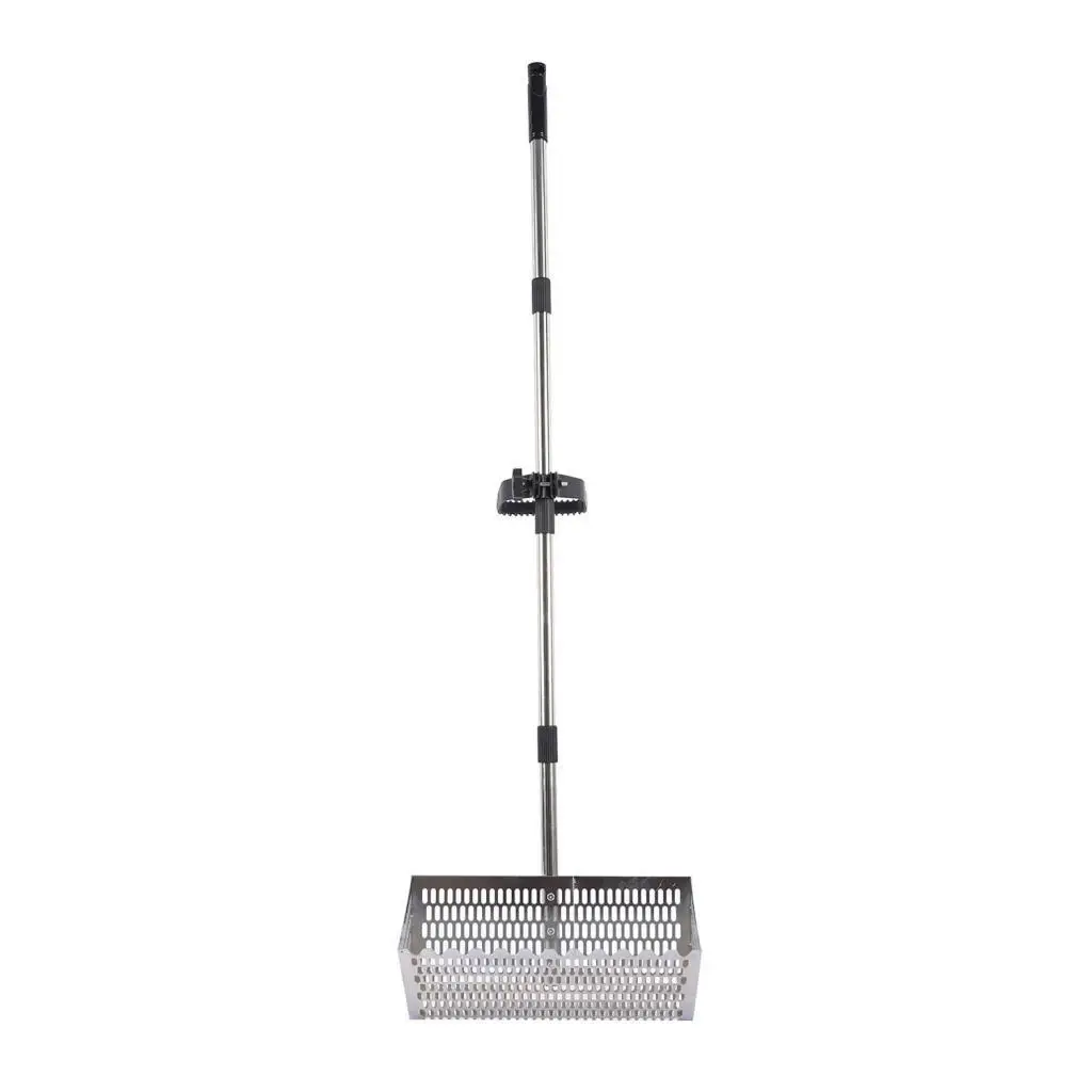 Multifunctional Sand Sifter Beach Scoop Cat Scooper Comfortable Handle Wide Basket Tool for Litter Boxes and Beach