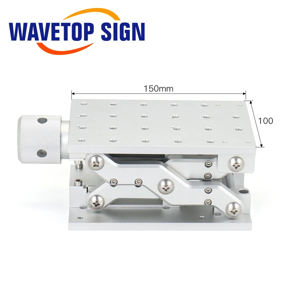 SignkoRay 1D Moving Worktable 150x100x75mm Table Portable Cabinet Case DIY Part for Laser Marking Machine