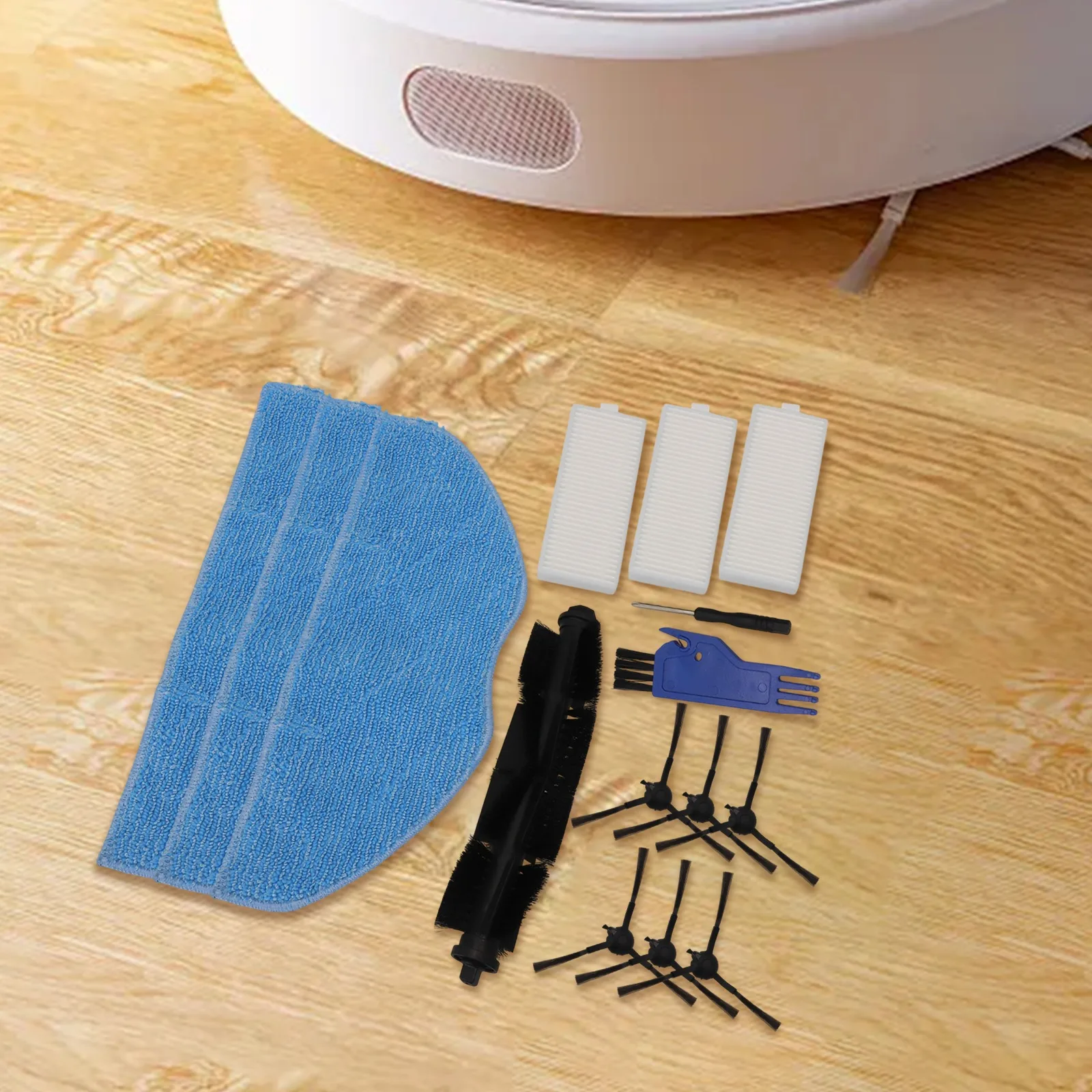 15 pçs kit de filtro escova para 360 para botslab s8 plus para ezviz re4/re5 plus robô aspirador substituição acessórios