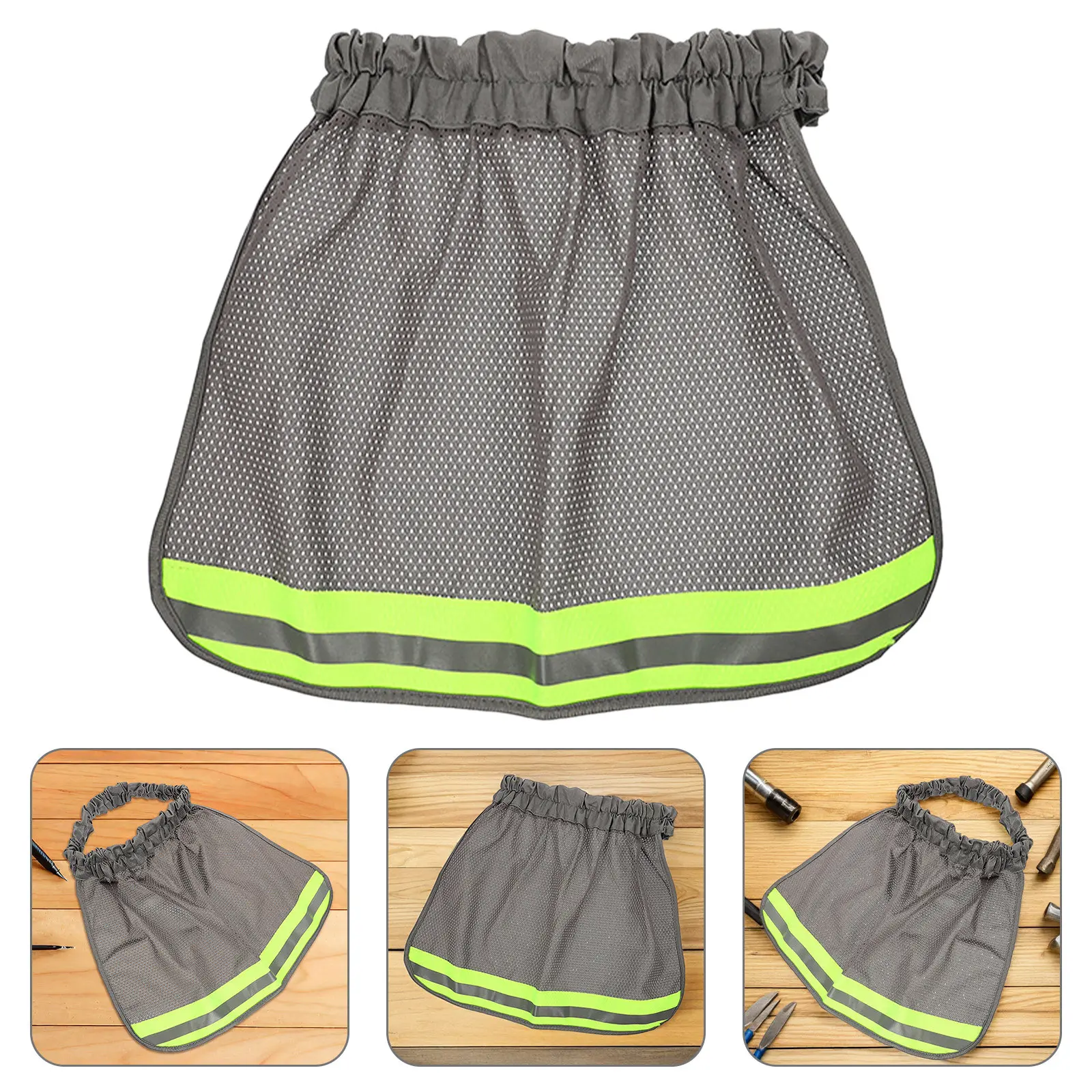 2Pcs Hard Hat Shade Cover Neck Protector Breathable Lightweight Foldable Sun Shield for Construction Gardening Outdoor
