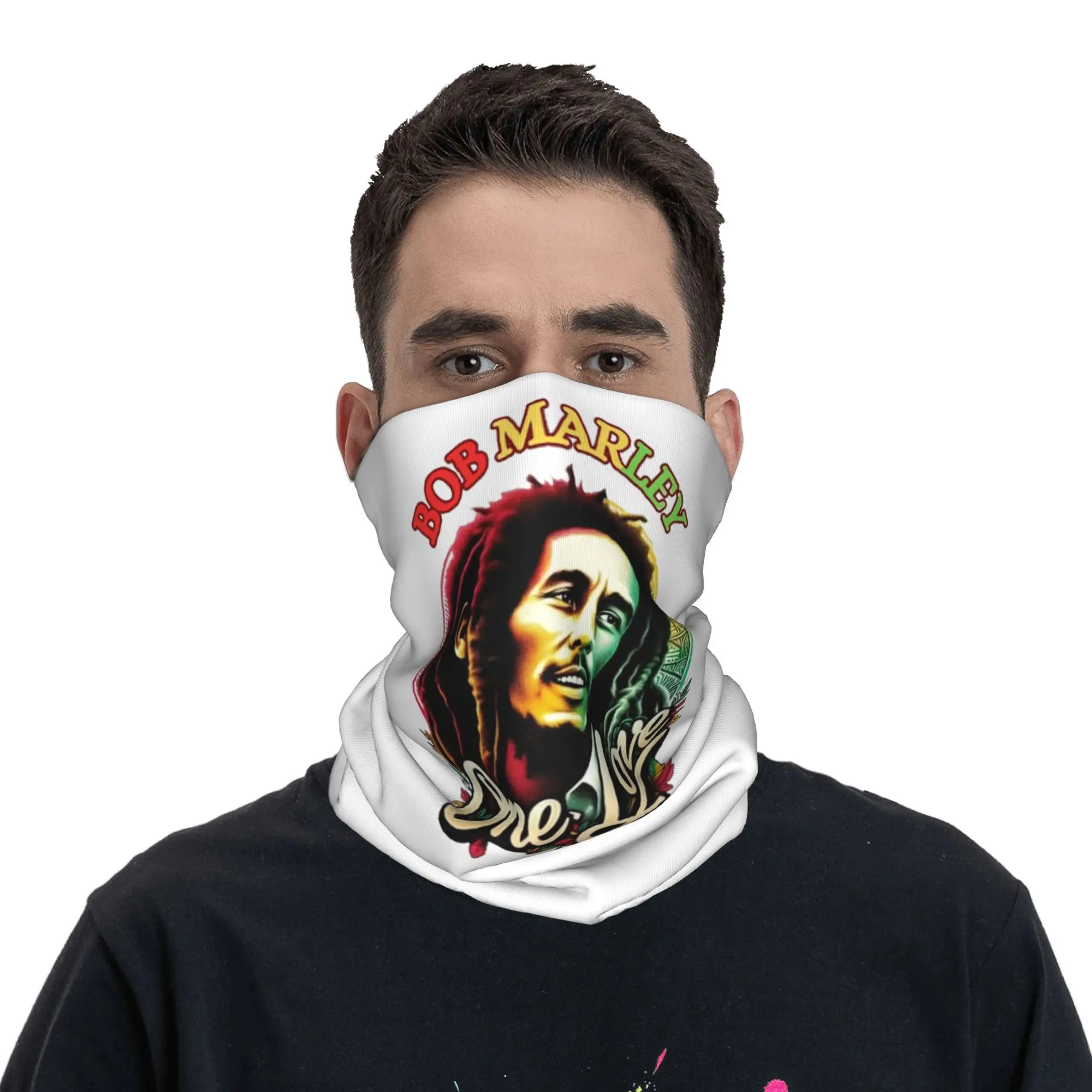 Ретро Боб Марли Уейлерс Live (6) бандана на шею, волшебный шарф с принтом, многофункциональная Балаклава для бега, дышащая унисекс для взрослых