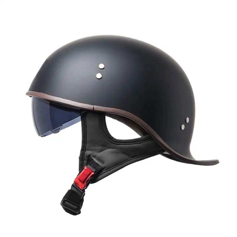 

Dirt Bike Helmets Racing Motocross Half Face Helmet With Visor Windproof Ventilated Shock-Absorbing For Motocross Racing