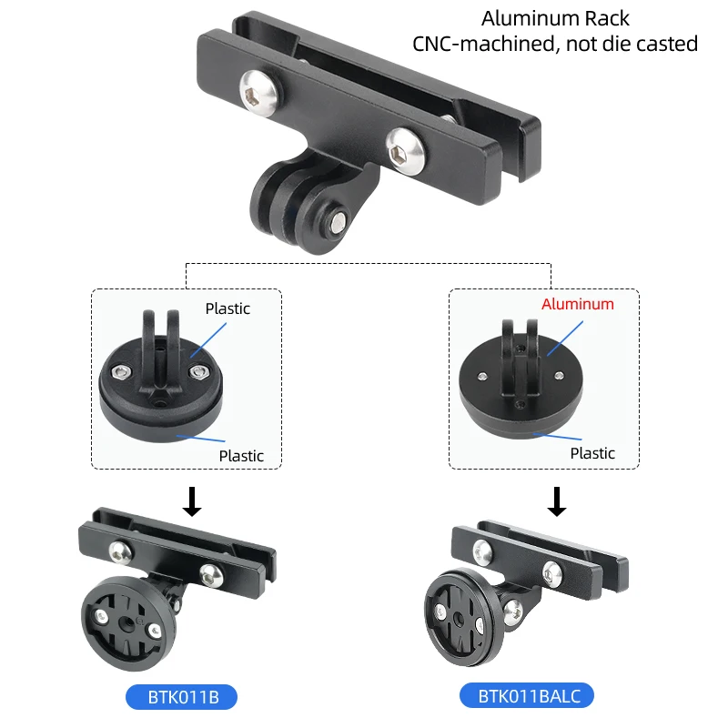 Bicycle Saddle Rail Rear Light Bracket Seatpost Mount LED Lamp Stand for Garmin Varia Radar Rearview RTL510 515 500 Magene L508