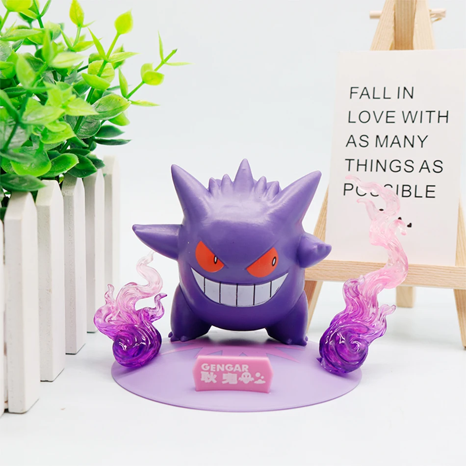 البوكيمون سلسلة صندوق أعمى بيكاتشو Mewtwo شخصيات كرتونية الحلي الدمى Gardevoir Sylveon نموذج المشجعين سطح المكتب سيارة هدية الكريسماس