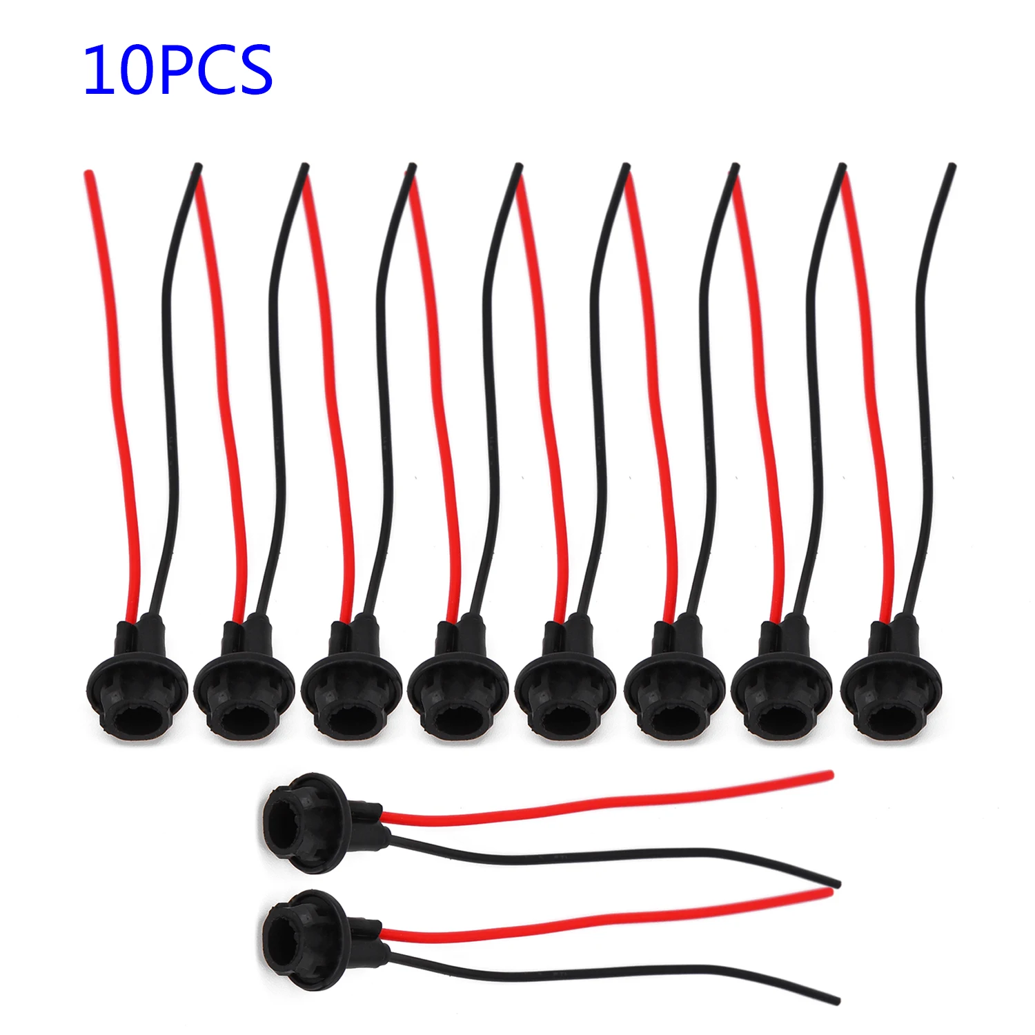 

10pcs For T10 LED Light Base Socket Connector Easy Plug and Play Installation Compatible with Multiple Bulb Models