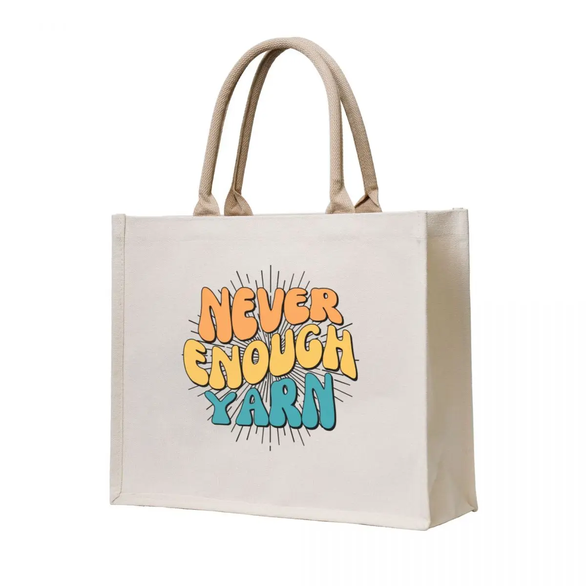 

Knitting and Crocheting Life Problems - Never Enough Yarn Tote Bag women bag Customizable tote bag