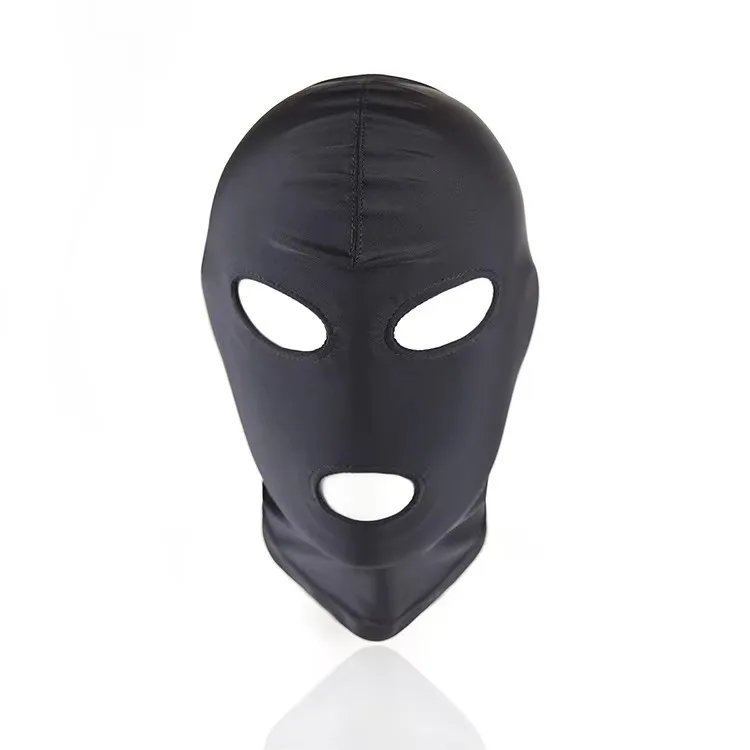 Fetish Slave BDSM Bondage Restraints Sex Mask Mouth Eye Open Head Harness Elasticity Blindfold for Couple New Exotic Accessories - Image 3