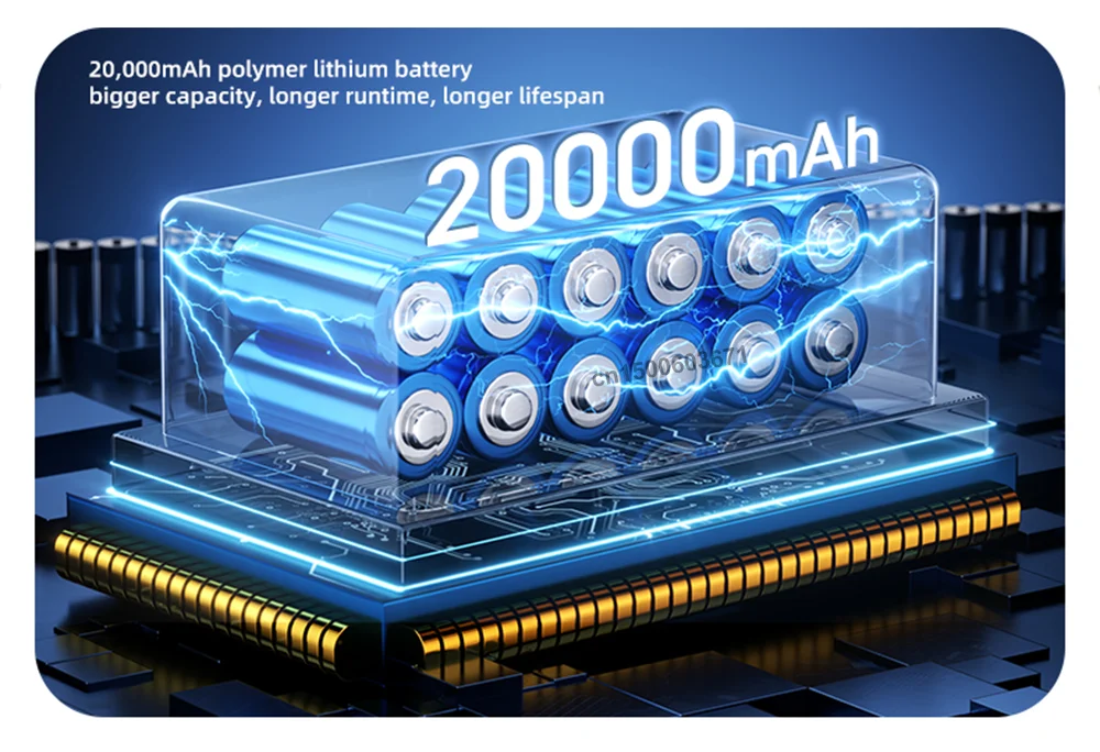 20000mAh Camping-Ventilator, tragbare Deckenventilatoren, faltbarer Tischventilator, Zelt-Luftzirkulator, wiederaufladbarer elektrischer Ventilator mit LED-Licht – Detail 8