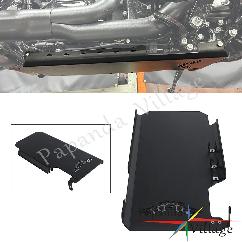 Skid Plate For Harley Electra Glide Ultra Classic FLHTCU/I 09-19 Classic Low FLHTCUL 15-16 Bash Frame Guard Engine Chassis Cover