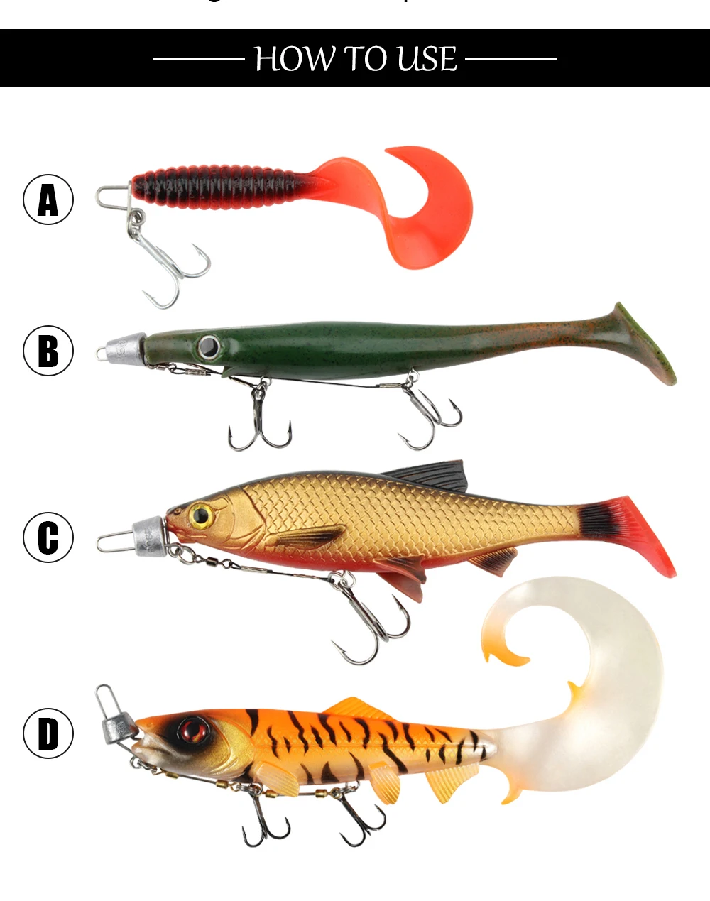 Rosewood Soft Bait Centering Pin Fishing Lure Spring Fixed Lock Multi-Depth Shallow Screw Needle Shad Tools Stainless Steel