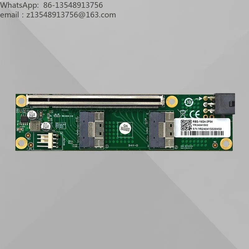 PCIe4.0 X16 To SlimSAS 8654 Backplane, External Extension Board for Independent Graphics Card