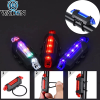 Rechargeable LED Bicycle Tail Light Mountain bike safety warning front and rear Flashing Lamp Waterproof night riding accessory