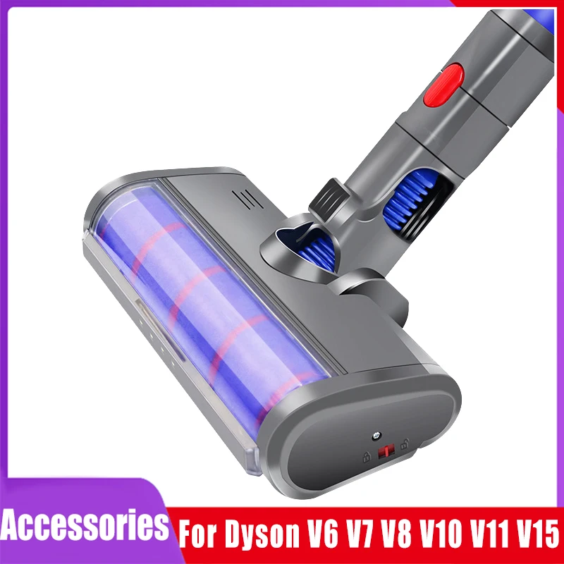 For Dyson V6 DC58 V7 V8 V10 V11 V15 Vacuum Cleaners Replacement Floor Brush Head Soft Roller Brush Head Tool accessory