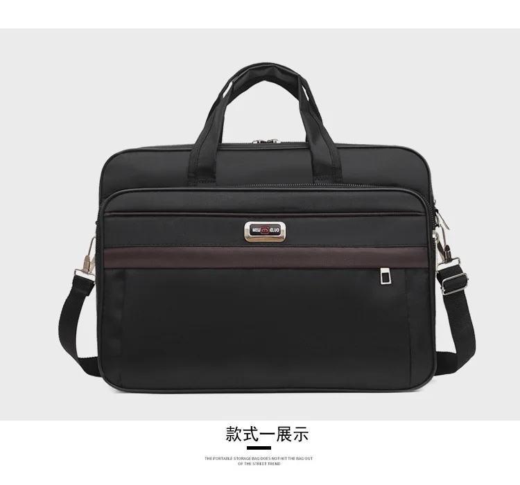 High-capacity Briefcase Business Document Information Storage Bags Weekend Travel Laptop Protection Organize Handbag Accessories