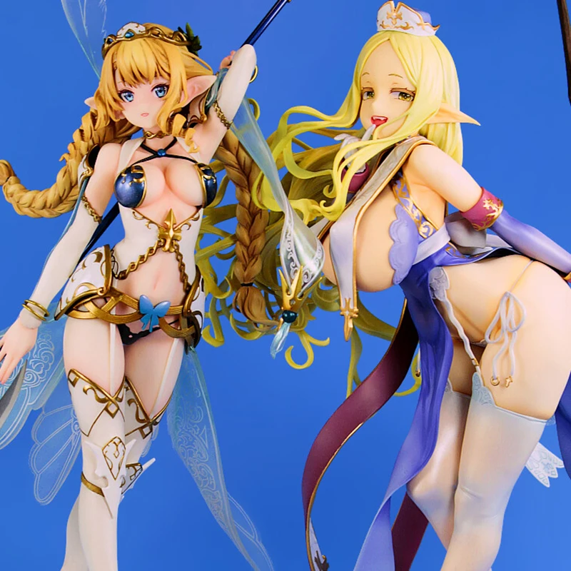 25CM Vertex Elf Mura Lincia 1/6 Sexy Girl Anime Action Figures PVC Hentai Collection Doll Model Toys Gift Figurine