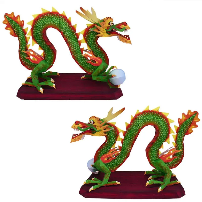Chinese Dragon Loong Handmade  - Art Craft Cardboard 评论和价格