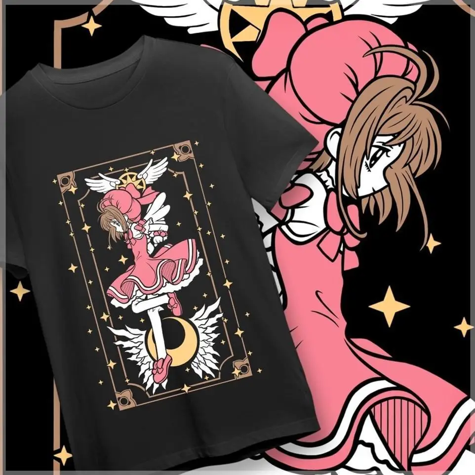 Cardcaptor Sakura T-shirt Waifu Kero-Chan Kawaii Anime Manga Gift Shirt All Size