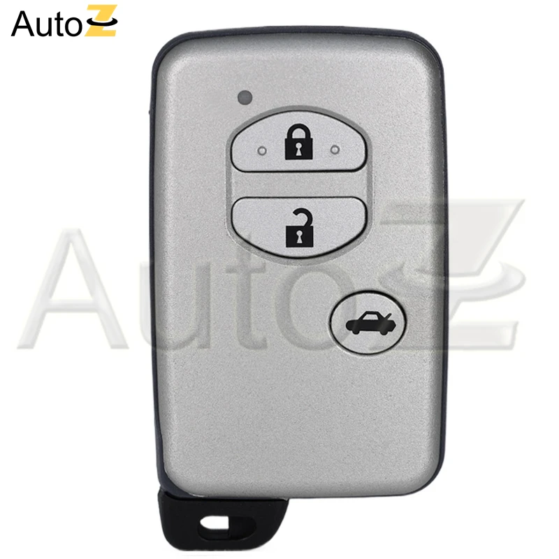 Chave de carro sem chave para Toyota Land Cruiser Prado 2008 + 89904-60A91 434ASK B77EA P1 98 4D67 chip 3 botões chave remota inteligente 433MHz