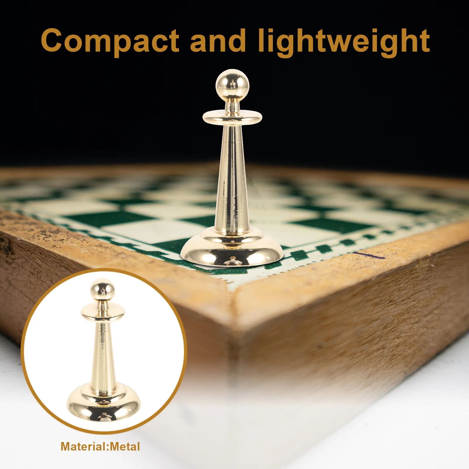 

Металлическая компактная и прочная маркерная табличка для покера, универсальный аксессуар для настольных игр, принадлежности для настольных игр