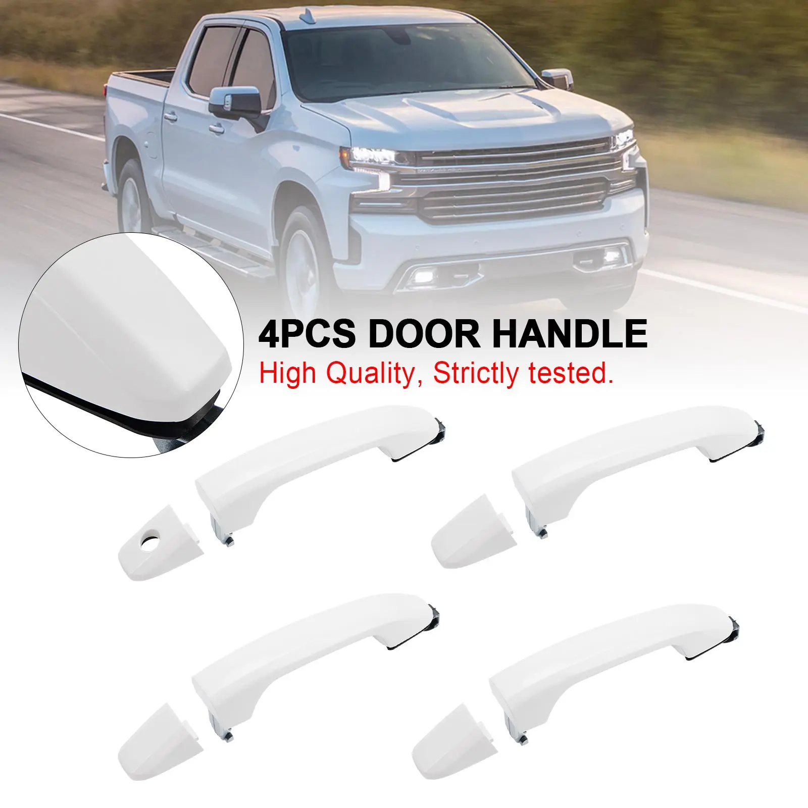 

4PCS Exterior Door Handle for Silverado Sierra 2014 2015 2016 2017 2018