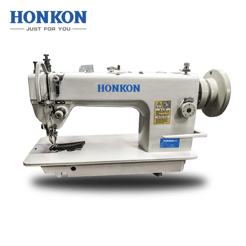 HK-0303 Hot seller high speed compound feed heavy duty lockstitch sewing machine thick material flat seam machine