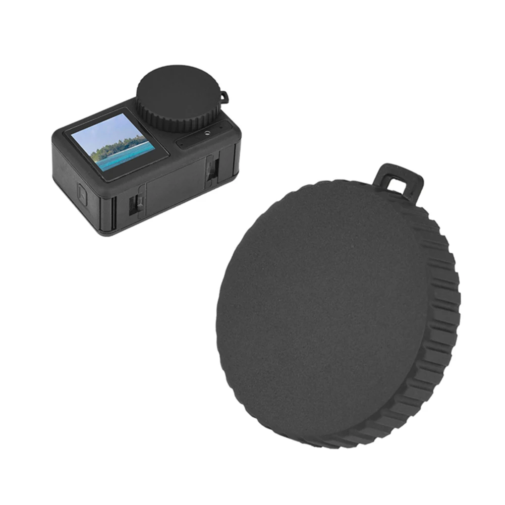 Camera Lens Capa Protetora, Resistente a Riscos, Silicone Lens Cap, Compatível para OSMO Action4, Action3, Esportes