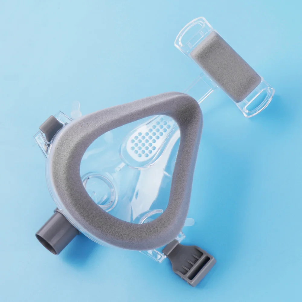Reusable Full Face CPAP Mask Auto CPAP BiPAP Accessories With Headgear Headband Use for Sleep Apnea and Snoring Stopper Solution