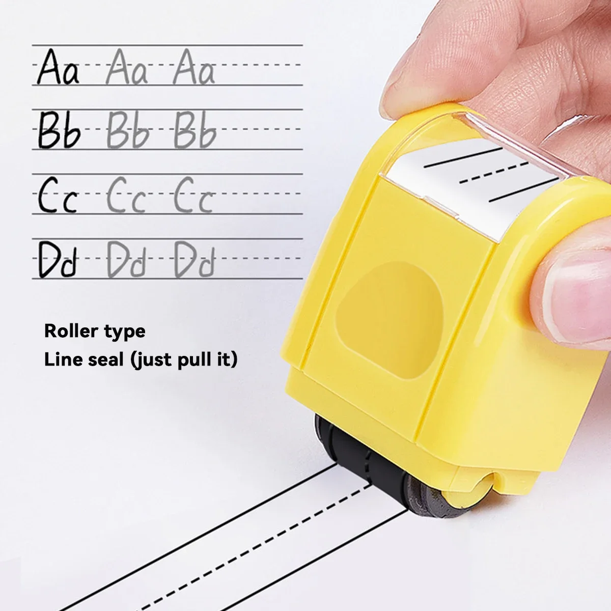 ختم الخط الدوار للأطفال والمعلمين أداة ممارسة الكتابة اليدوية الإنجليزية، دليل الأبجدية القابل لإعادة الاستخدام، لوازم القرطاسية التعليمية #3